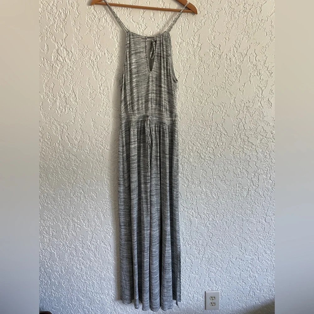 Banana Republic Grey Knit Patio Maxi Dress XS - Picture 2 of 8